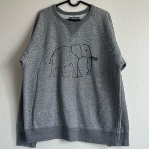 J. Crew Men’s Sweatshirt The David Sheldrick Wildlife Trust Size Large